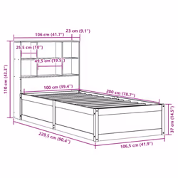 VidaXL 3323463 bed frame