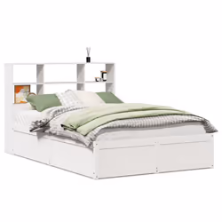VidaXL 3323471, White, 141.5 cm, 2.19 m, 110 cm, 1350 x 1900 mm, 1410 x 230 x 1100 mm