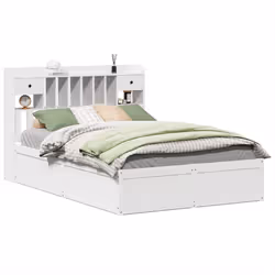 VidaXL 3323492, White, 156.5 cm, 2.29 m, 110 cm, 1500 x 2000 mm, 1560 x 230 x 1100 mm