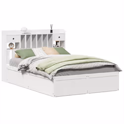 VidaXL 3323507, White, 146.5 cm, 2.19 m, 110 cm, 1400 x 1900 mm, 1460 x 230 x 1100 mm