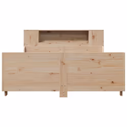 vidaXL Bed Frame without Mattress 120x190 cm Small Double Solid Wood Pine