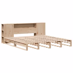 vidaXL Bookcase Bed without Mattress Bed 180x200 cm Super King Solid Wood