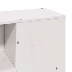 vidaXL Bookcase Bed without Mattress Bed Base White 140x190 cm Solid Wood - Additional view 9