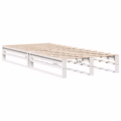 vidaXL Bookcase Bed without Mattress White 75x190 cm Small Single Solid Wood - Additional view 4