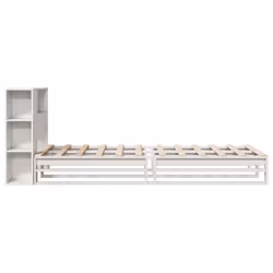 vidaXL Bookcase Bed without Mattress White 75x190 cm Small Single Solid Wood - Additional view 6