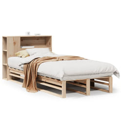 vidaXL Bookcase Bed without Mattress Bed Base 90x190 cm Single Solid Wood