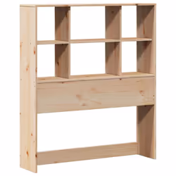 vidaXL Bookcase Bed without Mattress Bed Base Bedstead 90x200 cm Solid Wood - Additional view 5