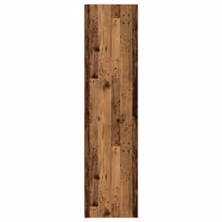 vidaXL Wardrobe Clothing Storage Hanger Clothes Cabinet Closet Engineered Wood - old wood, 100 x 50 x 200 cm/ 4 drawers - Additional view 4