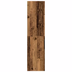 vidaXL Wardrobe Clothing Storage Hanger Clothes Cabinet Closet Engineered Wood - old wood, 50 x 50 x 200 cm/ 4 drawers - Additional view 4