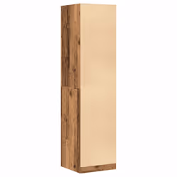 vidaXL Wardrobe Clothing Storage Hanger Clothes Cabinet Closet Engineered Wood - old wood, 50 x 50 x 200 cm/ 4 drawers - Additional view 5