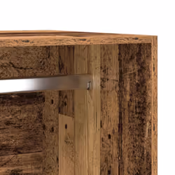 vidaXL Wardrobe Clothing Storage Hanger Clothes Cabinet Closet Engineered Wood - old wood, 50 x 50 x 200 cm/ 4 drawers - Additional view 7