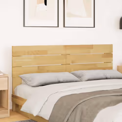 vidaXL Headboard 135 cm Solid Wood Oak bed headboard wooden headboard - 150 cm