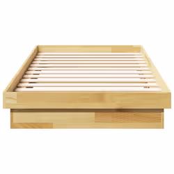 vidaXL Bed Frame Without Mattress 80x200 cm Solid Oak Wood bedroom furniture - Additional view 4