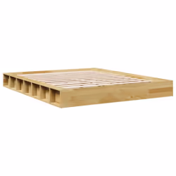 vidaXL Bed Frame without Mattress 150x200 cm Solid Wood Oak bedroom furniture - Additional view 7