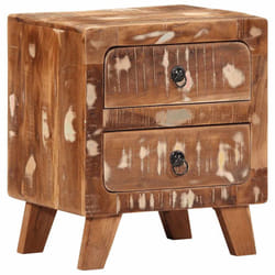 vidaXL Bedside Cabinet 40x32x46 cm Solid Wood Reclaimed bedside table