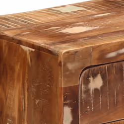 vidaXL Bedside Cabinet 2 pcs 40x32x46 cm Solid Wood Reclaimed bedside table - Additional view 5