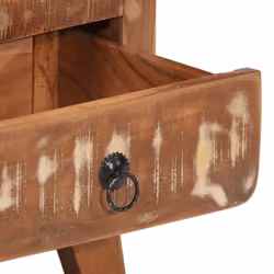vidaXL Bedside Cabinet 2 pcs 40x32x46 cm Solid Wood Reclaimed bedside table - Additional view 6