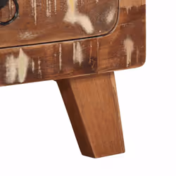 vidaXL Bedside Cabinet 2 pcs 40x32x46 cm Solid Wood Reclaimed bedside table - Additional view 7