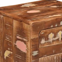 vidaXL Bedside Cabinet 37x32x50 cm Solid Wood Reclaimed bedside table - Additional view 5