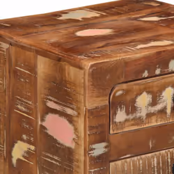 vidaXL Bedside Cabinet 2 pcs 37x32x50 cm Solid Wood Reclaimed bedside table - Additional view 5