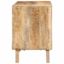 vidaXL TV Cabinet 105x46x32 cm Solid Wood Rough Mango TV stand TV sideboard - Solid rough mango wood