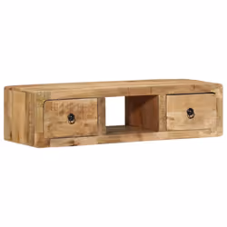 vidaXL Wall-mounted TV Cabinet 100x32x25 cm Solid Wood Rough Mango TV stand - Additional view 10