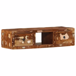 vidaXL Wall-mounted TV Cabinet 100x32x25 cm Solid Wood Reclaimed TV stand