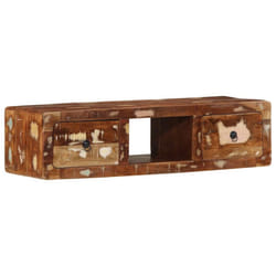 vidaXL Wall-mounted TV Cabinet 100x32x25 cm Solid Wood Reclaimed TV stand