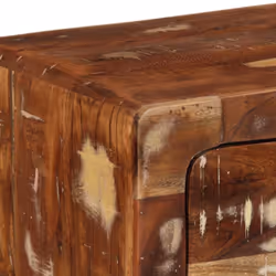 vidaXL Wall-mounted TV Cabinet 100x32x25 cm Solid Wood Reclaimed TV stand - Additional view 4