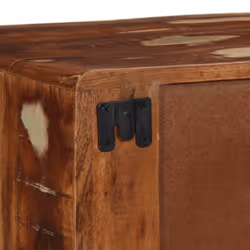 vidaXL Wall-mounted TV Cabinet 100x32x25 cm Solid Wood Reclaimed TV stand - Additional view 6
