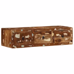 vidaXL Wall-mounted TV Cabinet 100x32x25 cm Solid Wood Reclaimed TV stand