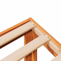 vidaXL Bed Frame without Mattress Wax Brown 80x200 cm Solid Wood Pine - Additional view 7