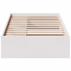 vidaXL Day Bed with Mattress Bedroom Sofa Bed Couch Guest Bed Solid Wood Pine - white, 90 x 200 cm - Additional view 4