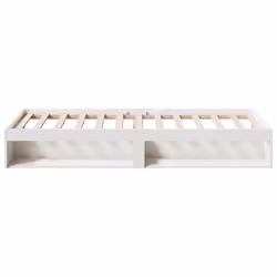 vidaXL Day Bed with Mattress Bedroom Sofa Bed Couch Guest Bed Solid Wood Pine - white, 90 x 200 cm - Additional view 5
