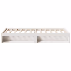 vidaXL Day Bed with Mattress Bedroom Sofa Bed Couch Guest Bed Solid Wood Pine - white, 80 x 200 cm - Additional view 5