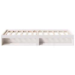 vidaXL Day Bed with Mattress Bedroom Sofa Bed Couch Guest Bed Solid Wood Pine - white, 90 x 190 cm - Additional view 5