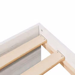 vidaXL Day Bed with Mattress Bedroom Sofa Bed Couch Guest Bed Solid Wood Pine - white, 90 x 190 cm - Additional view 8