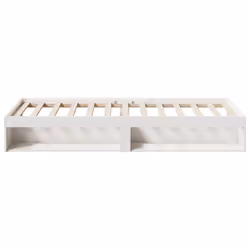vidaXL Day Bed with Mattress Bedroom Sofa Bed Couch Guest Bed Solid Wood Pine - white, 75 x 190 cm - Additional view 5