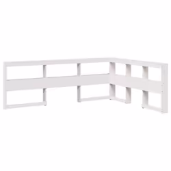 VidaXL 859281, White, Pinewood, 140 cm, 1585 mm, 80 cm, 2085 mm