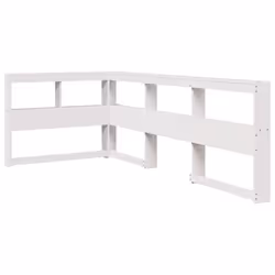 VidaXL 859293, White, Pinewood, 75 cm, 935 mm, 80 cm, 2085 mm