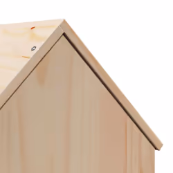 vidaXL Cat House White 41x50x50 cm Solid Wood Pine cat house indoor - natural - Additional view 5