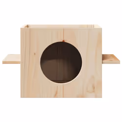 vidaXL Cat House Kitten Tower Cat Furniture Cat Play Center Solid Wood Pine - cloud grey