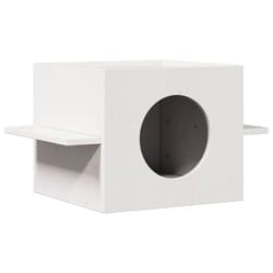 vidaXL Cat House Kitten Tower Cat Furniture Cat Play Center Solid Wood Pine - light grey