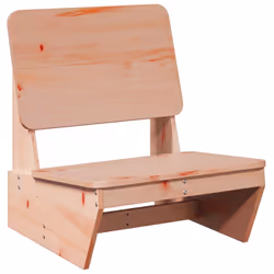 vidaXL Garden Chairs Outdoor Chair Picnic Chair Patio Seating Solid Wood Pine - natural, 1 pcs