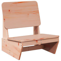 vidaXL Garden Chairs Outdoor Chair Picnic Chair Patio Seating Solid Wood Pine - natural, 1 pcs