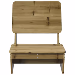 vidaXL Garden Chairs Outdoor Chair Picnic Chair Patio Seating Solid Wood Pine - brown, 1 pcs