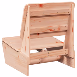 vidaXL Garden Chairs 2 pcs 60x64x70.5 cm Solid Wood Douglas relax chair - Additional view 5