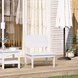 VidaXL 859318 outdoor chair Terrace Pinewood White