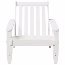 VidaXL 859328 outdoor chair Terrace Pinewood White