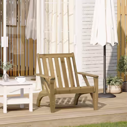 VidaXL 859331 outdoor chair Terrace Pinewood
